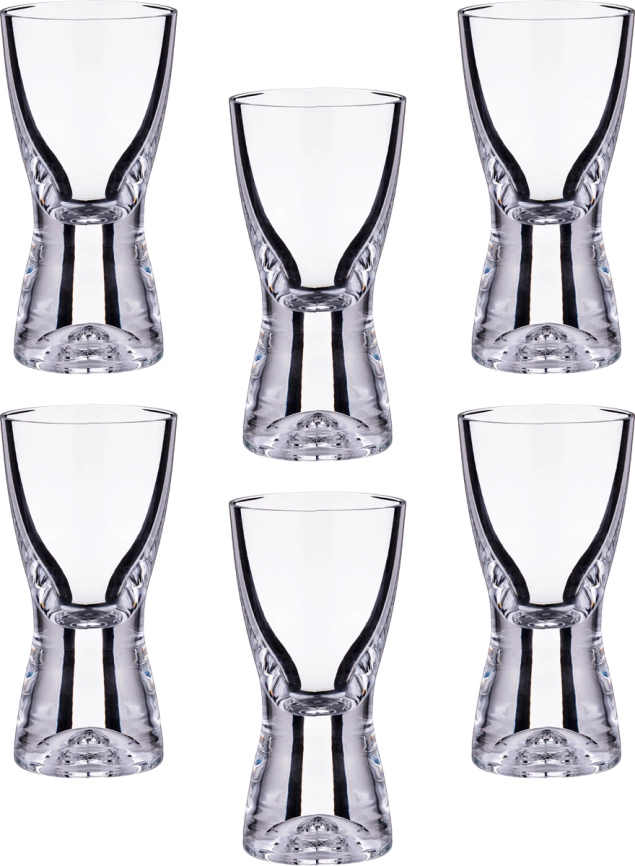 Набор бокалов стекло "BOHEMIA" "Самба" 6шт 70мл фото 1