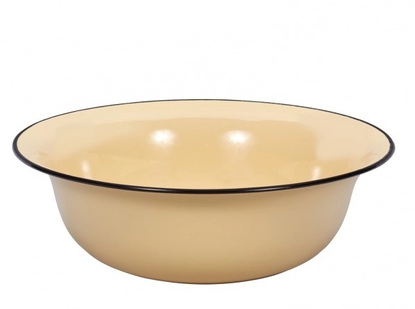 Таз эмалированный 9,0л d400мм без деколи фото 1