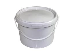 Ведро пластм. 10л с герметичной Крышкой, д/Пищевых продуктов Белое фото 1