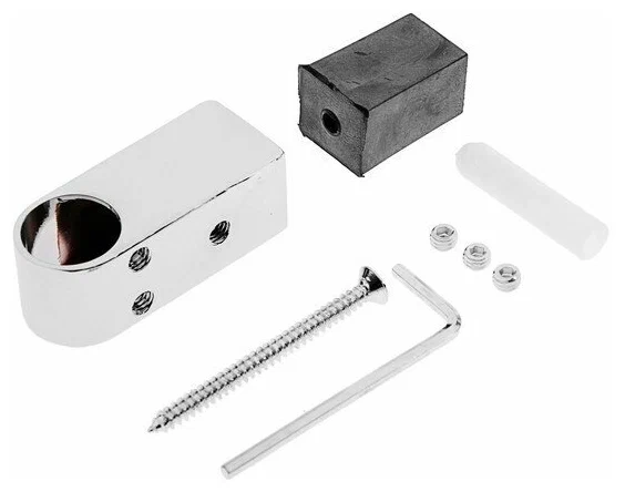 Крепеж д/рейлинга d16мм металл.хромир. Комплект фото 1