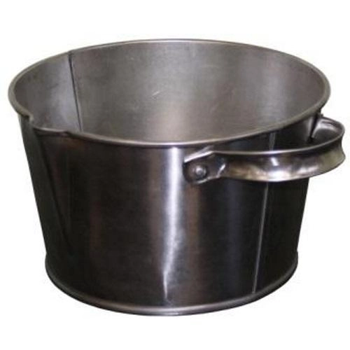 Ведро "Подойник" металл. 3,5л белая пищевая жесть, лакированный фото 1