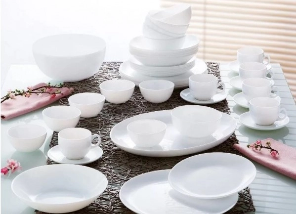 Тарелка стекло Luminarc "Diwali" глуб. d20см Белый фото 1