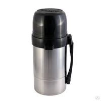 Термос нерж. "АМЕТ" 1,0л "Пикник" Узкое горло, складн.ручка фото 1