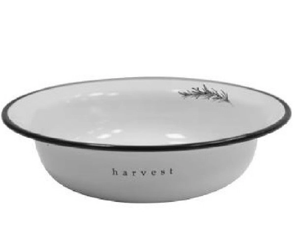 Миска эмалированная 2,0л d260мм с дек."Harvest" фото 1