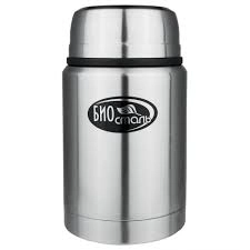 Термос нерж."Биосталь" 0,5л Узк./Шир.горло 2 чашки фото 1