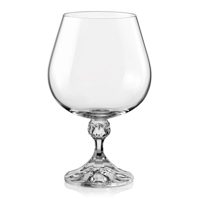 Набор бокалов стекло "BOHEMIA" "Джулия" 6шт 400мл д/бренди фото 1