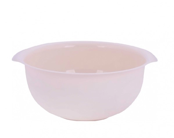 Чаша пластм. 5,0л d280мм выс.125мм "Классик" Бежевый фото 1