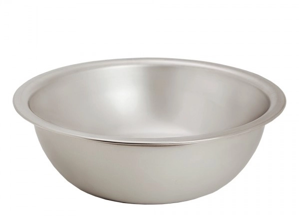 Таз нерж.12л d396мм, выс.130мм, толщ.стали 0,8мм фото 1