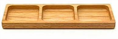 Менажница 3 секции Бамбук 25х9,5х1,5 см фото 1