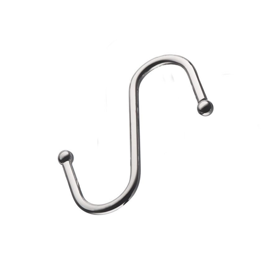 Крючок д/рейлинга d16мм металл. хромир. фото 1