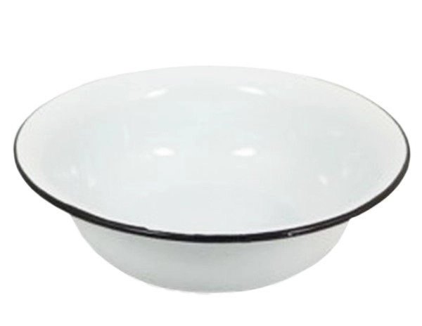 Миска эмалированная 2.0л d260мм без деколи фото 1