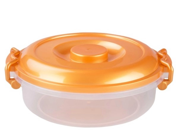 Контейнер д/прод. пластм. 3,0л круглый 300х275х110мм фото 1