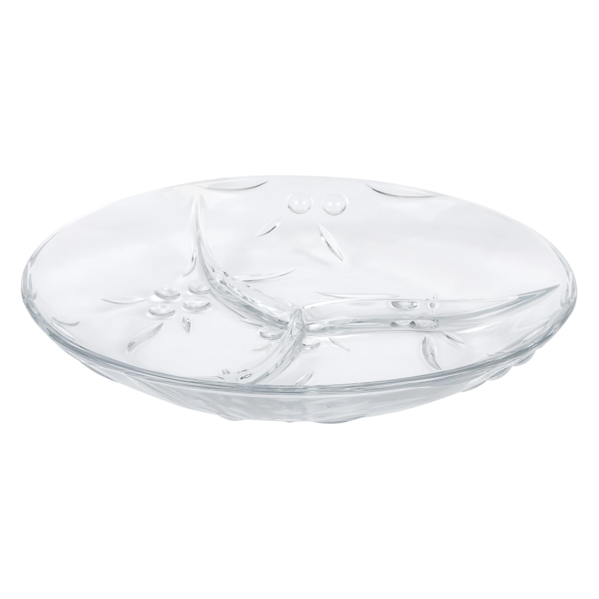 Блюдо стекло Pasabahce "Перла" d27cм менажница фото 1