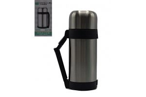 Термос нерж."Пингвин" 1,0л Узк./Шир.горло, с ручкой фото 1