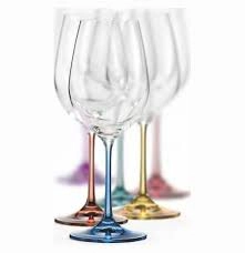 Набор бокалов стекло "BOHEMIA" "Виола" 6шт 350мл д/вина фото 1