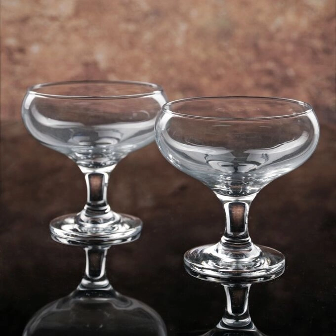 Набор креманок стекло Pasabahce "Айсвиль" 2шт д.10см фото 1