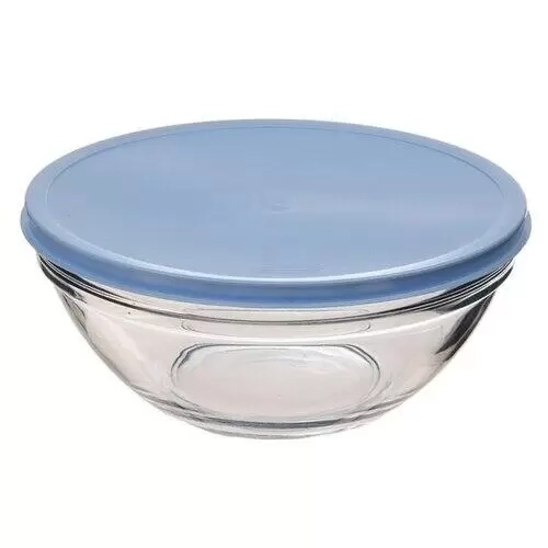 Салатник стекло Pasabahce "Шеф" с крышкой d23см фото 1