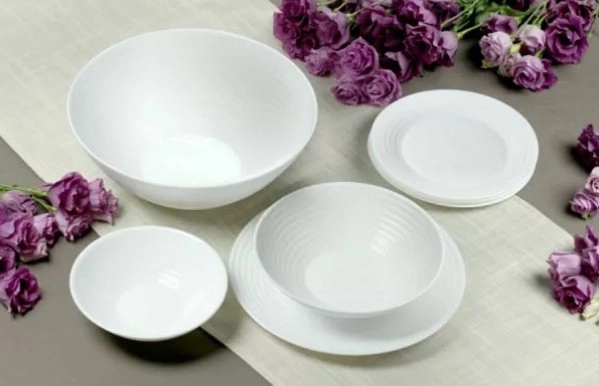 Тарелка стекло Luminarc "Harena" глуб. d23см Белый фото 1