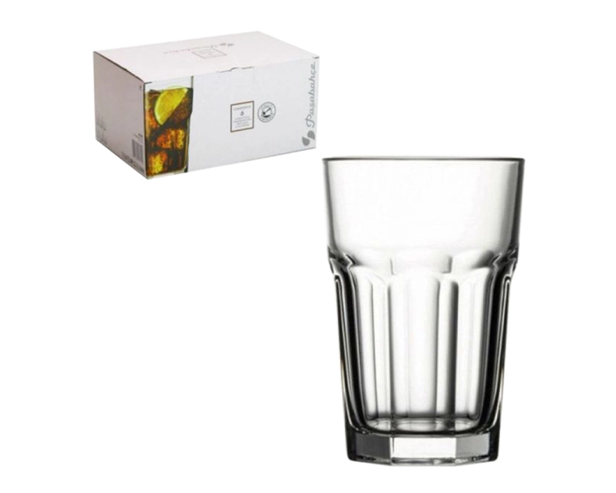 Набор стаканов стекло Pasabahce "Касабланка" 6шт 355мл д/коктейля фото 1