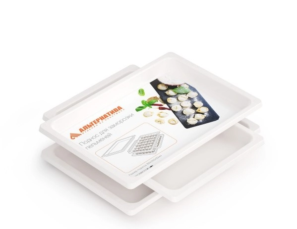 Поддоны-лотки д/заморозки продуктов пластм. НАБОР 3шт 360х250х30мм фото 1