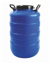 Бочка пластм. 50л с винт. крышкой+внутр.кр."антивсплеск",с нав.ручк.,горл.д.188мм Цв.("Радиан") фото 1