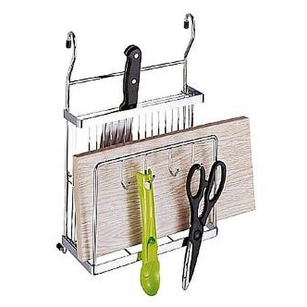 Держатель навесной д/рейлинга d16мм металл. хромир. д/Ножей,разд.Доски фото 2