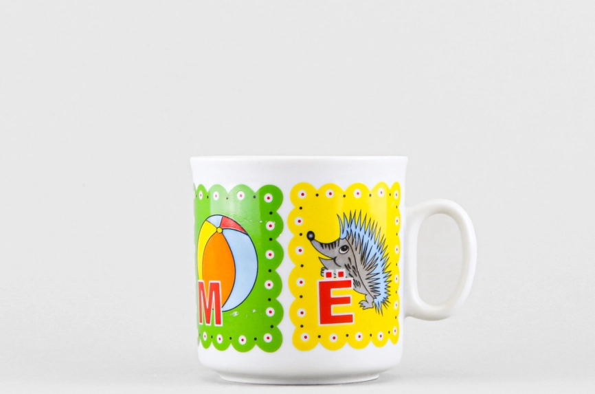 Кружка фарфор. 200мл с рис."Азбука" фото 2