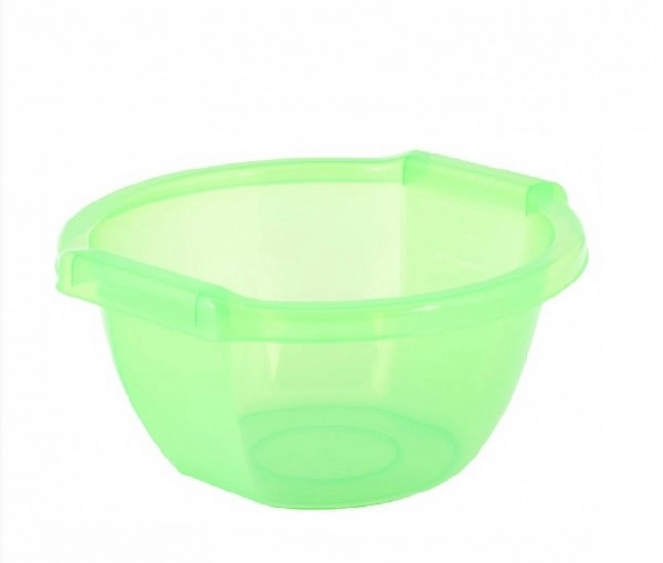 Чаша пластм. 3,0л с Мерной шкалой Прозрачная "Стиль" фото 1