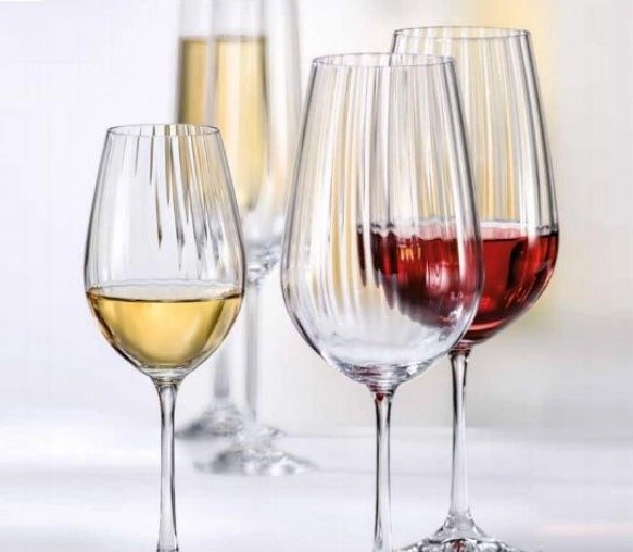 Набор бокалов стекло "BOHEMIA" "Виола" 6шт 60мл грань "водопад" фото 1