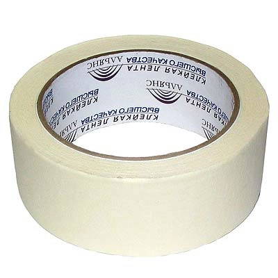 Лента клейкая малярная 50мм х 25м АЛЬЯНС  фото 1