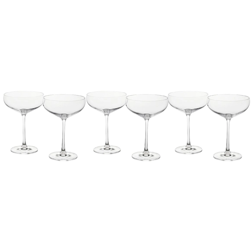 Набор бокалов стекло "BOHEMIA" "Меган" 6шт 290мл д/сладк.шамп.- креманка фото 1