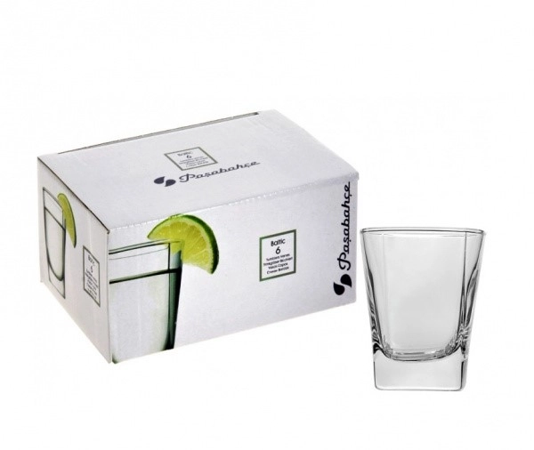 Набор стаканов стекло Pasabahce "Балтик" 6шт 60мл д/водки фото 1