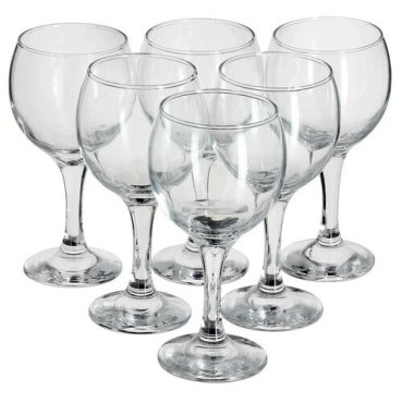 Набор бокалов стекло Pasabahce "Бистро" 6шт 210мл д/красного вина фото 1