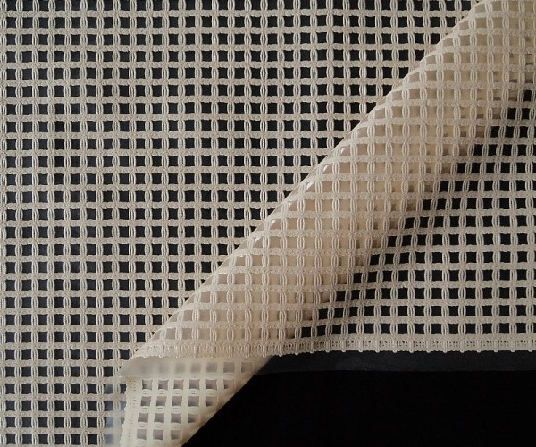 Клеёнка ажурная без основы "Элегия" Рогожка беж beige шир.1,35м V-line фото 1
