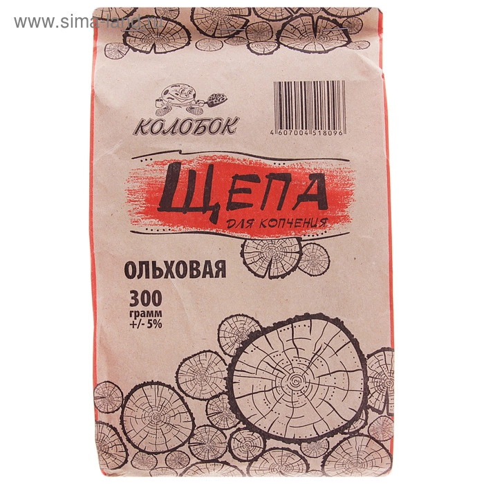 Щепа д/копчения Ольховая "Колобок" 300гр фото 1
