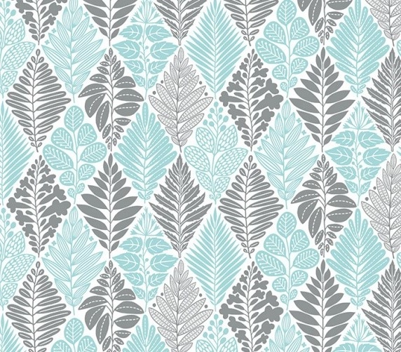 Клеёнка на ткан.основе КОЛОРИТ "Листики" шир.1,3м фото 1