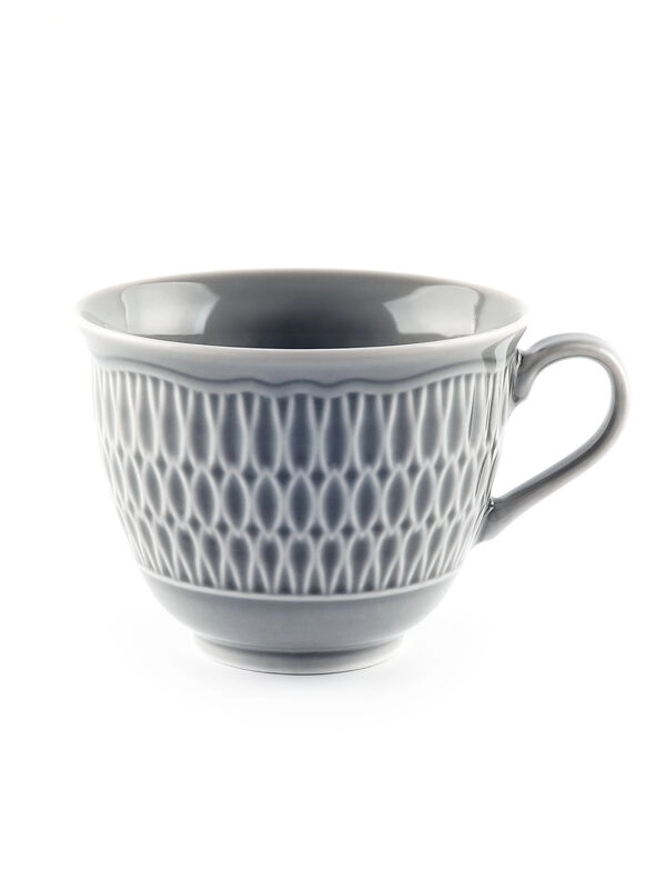 Чашка фарфор.чайная 250мл "Sofia" "cерая глазурь" фото 1
