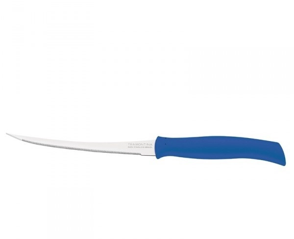 Нож кухонный TRAMONTINA пл.р. Athus д/томат/цитр. дл.лезв.12,5см фото 1
