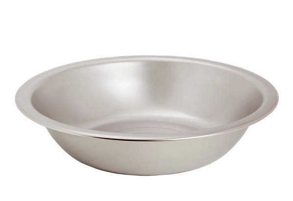 Таз нерж.10л d396мм, толщ.стали 0.8мм фото 1