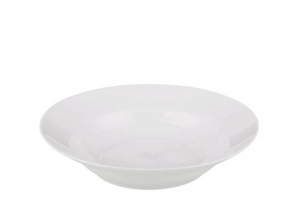 Тарелка фарфор. глубокая d20см 500мл Белая б/рис. фото 1