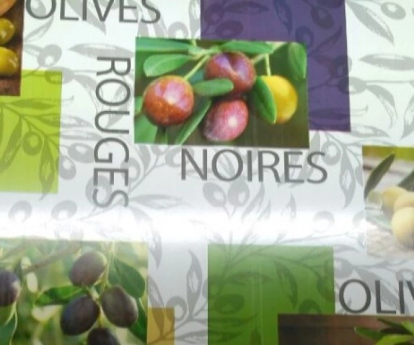 Клеёнка на неткан.основе МАЖОР "Оливки" шир.1,35м фото 1