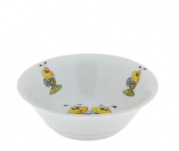 Салатник фарфор. 360мл d14см с рис."Пчелы" фото 1