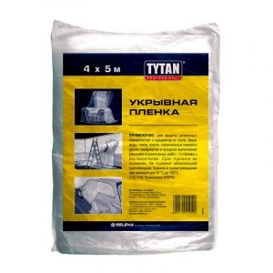 Пленка защитная д/ремонта 4м х 5м "Tytan Professional"  фото 1