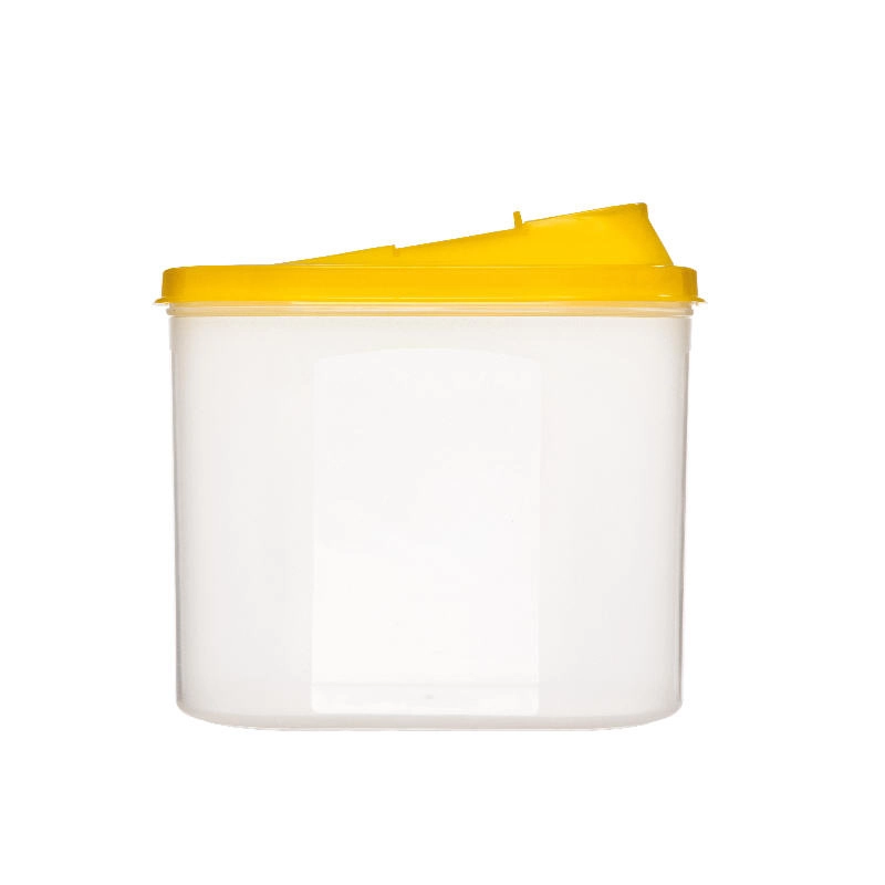 Банка для продуктов пластм. 1,5л 170x90x195мм Прозрачная фото 1