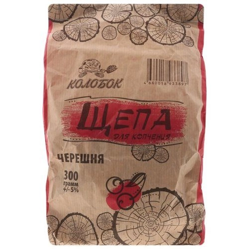 Щепа д/копчения Черешня "Колобок" 300гр фото 1