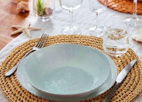 Тарелка стекло Luminarc "Ammonite Granit" глуб. d21см Серый фото 1