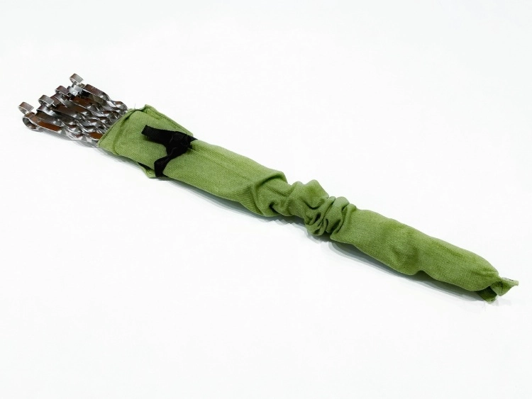 Шампуры нерж. Набор 10шт дл.615мм, толщ.1,8мм в ЧЕХЛЕ фото 1