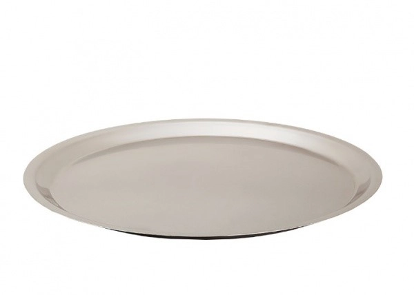 Блюдо нерж. круглое d34см, толщ.0,7мм фото 1