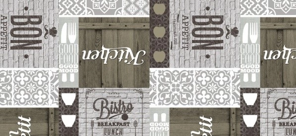 Клеёнка на неткан.основе МАЖОР Серая клетка шир.1,35м фото 1