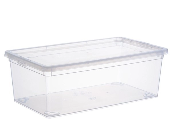 Контейнер д/прод. пластм.25,0л 530х370х180мм Прозрачный фото 1